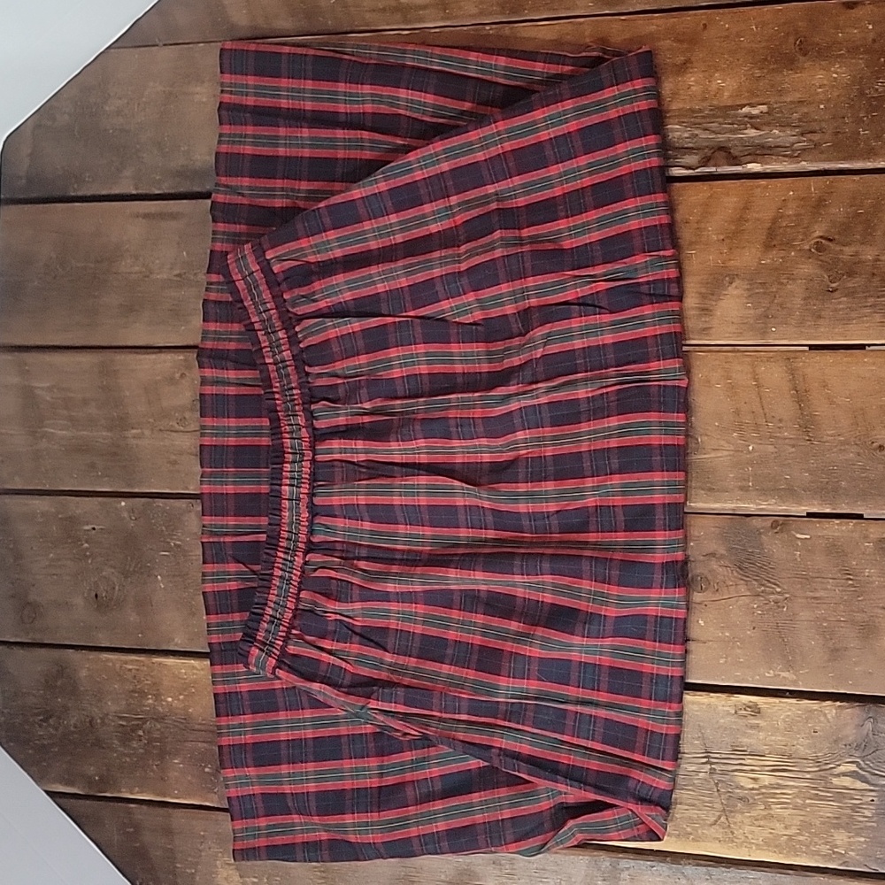 Belle Point Long Plaid Skirt